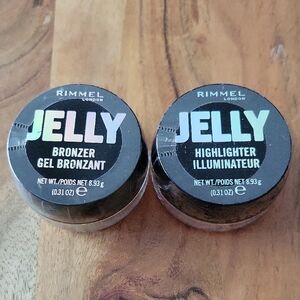 Rimmel Jelly Bronzer and Highlighter Set NWT Sealed 001 Paradise 020 Candy Queen